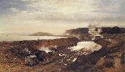 Benjamin Williams Leader The Excavation of the Manchester Ship Canal France oil painting artist
